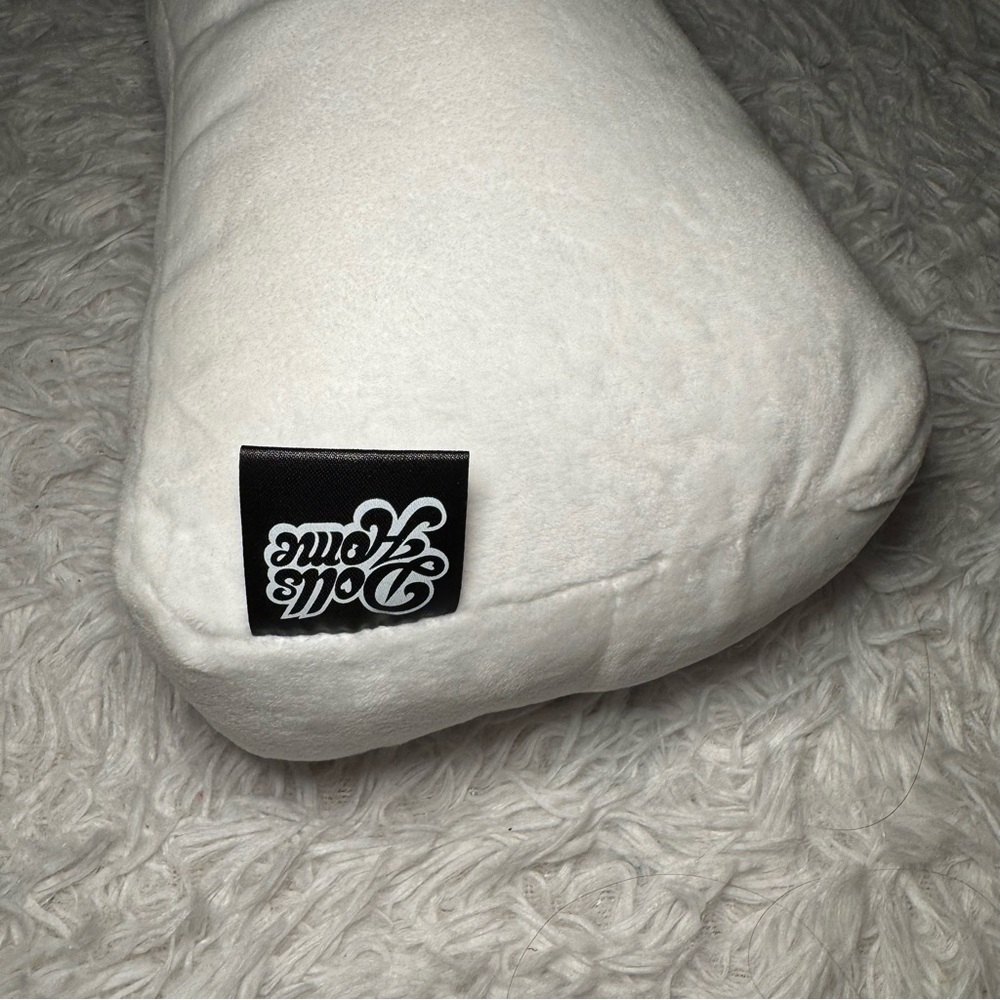 Dolls Kill Black and White Kewpie Pillow - Picture 3 of 9